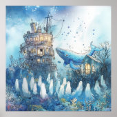 Poster La baleine des âmes perdues (Devant)