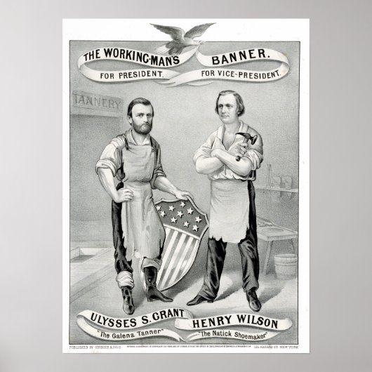 Poster La bannière de l'ouvrier - Pour le président (Devant)