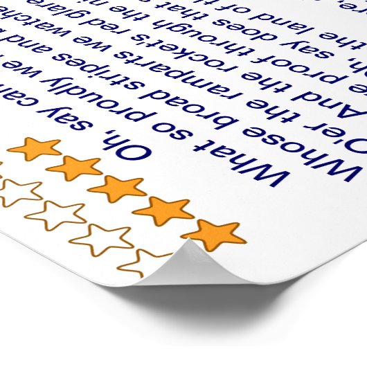 Poster La bannière étoilée * (Coin)