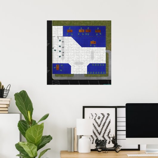 Poster La Banque (Bureau à domicile)