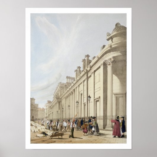 Poster La Banque d'Angleterre vers le Mansion Ho (Devant)