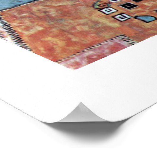 Poster La Baronne Elisabeth Bachofen-Echt Par Gustav Klim (Coin)