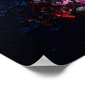 Poster La barrière de corail sous-marine dans le style im (Coin)