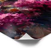 Poster La barrière de corail vibrante avec le poisson tro (Coin)