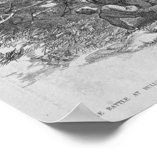 Poster La bataille à Bull Run (Coin)