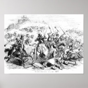 Poster La bataille de Bannockburn en 1314