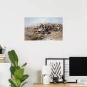 Poster La bataille de Custer (Bureau à domicile)