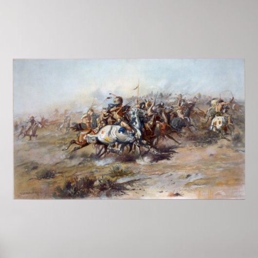 Poster La bataille de Custer (Devant)