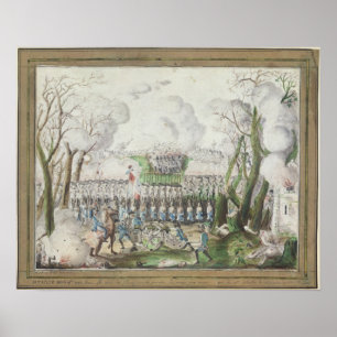 Poster La bataille de Jemmapes, le 6 novembre 1792
