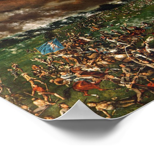 Poster La bataille de San Jacinto, Henry Arthur McArdle (Coin)