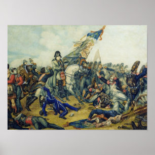 Poster La bataille de waterloo en 1815, 1831