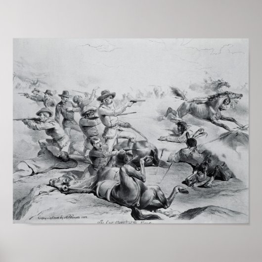 Poster La bataille Dernière du général Custer (Devant)