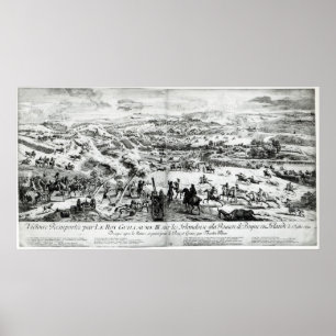 Poster La bataille du Boyne, vers 1690
