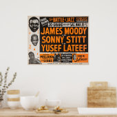 Poster La bataille du jazz Vintage (Cuisine)