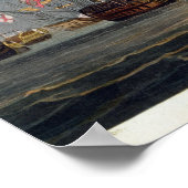 Poster La bataille du Nil, 1er août 1798, gravée (Coin)