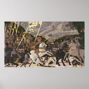 Poster La bataille du romano de San, c.1438-40