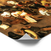 Poster La bataille entre Carnaval et Carême (Coin)