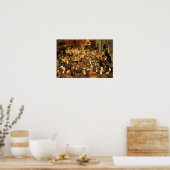 Poster La bataille entre Carnaval et Carême (Cuisine)