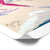 Poster La Baule France Vintage voyage (Coin)