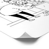 Poster La BD Cuisine Minimaliste du Regret de Recette (Coin)