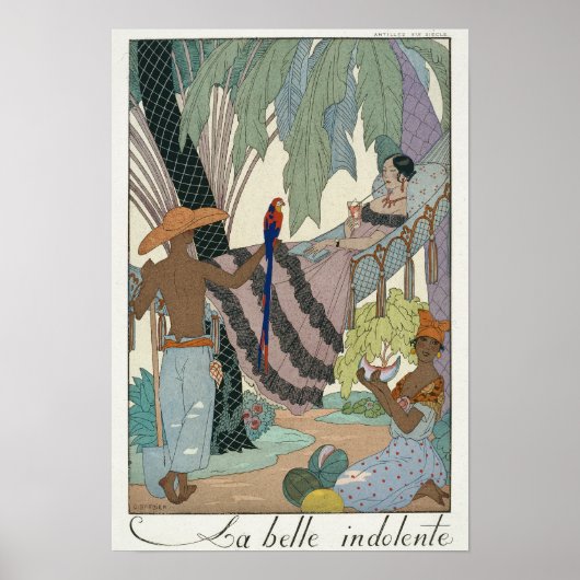 Poster La beauté au ralenti (imprimé pochoir) (Devant)