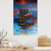 Poster La beauté dans la simplicité (Cuisine)