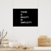 Poster La beauté dans la simplicité (Cuisine)