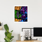 Poster La beauté de la jungle (Bureau à domicile)