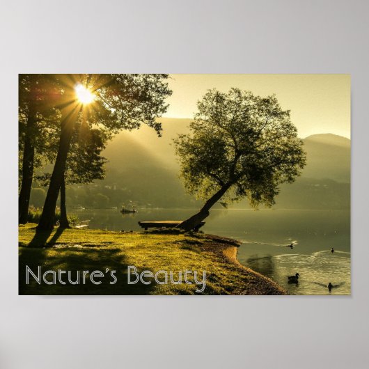 Poster La beauté de la nature | Tranquillité paisible dan (Devant)