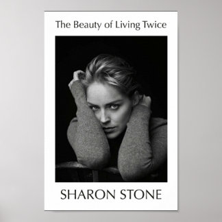 Poster La Beauté De Vivre Deux Fois Sharon Stone Livre Co