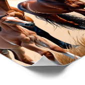 Poster La beauté des chevaux américains (Coin)