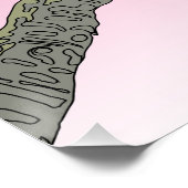 Poster La beauté des feuilles d'érable (Coin)