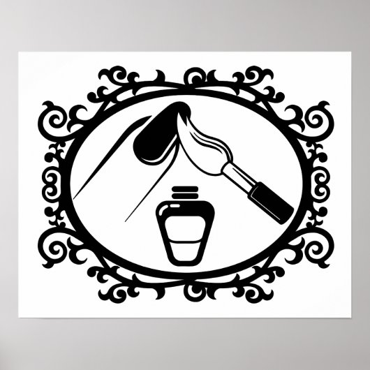 Poster La beauté du design polonais à ongles (Devant)