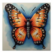 Poster La beauté du papillon de la nature (Devant)