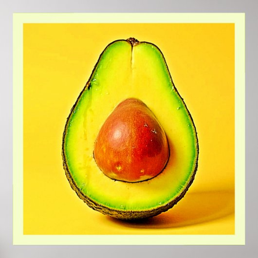 Poster La beauté d'une conception d'Avocado saine (Devant)