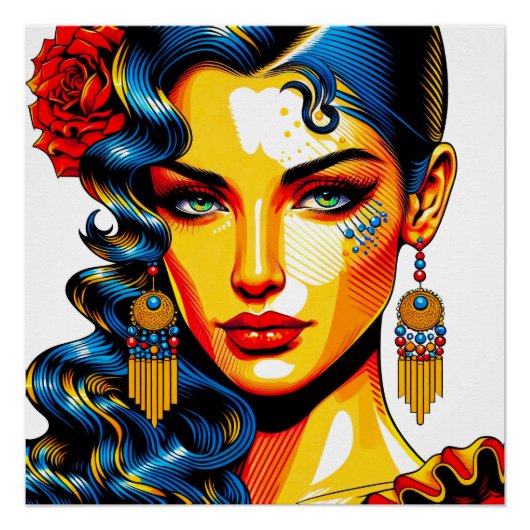 Poster La Beauté espagnole (Devant)