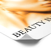 Poster La Beauté Est Dans L'Oeil Du Porteur... (Coin)