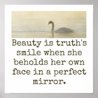 La beauté est le sourire de la vérité - Citation d