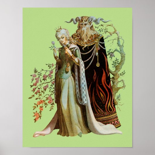 Poster La beauté et la bête (Devant)