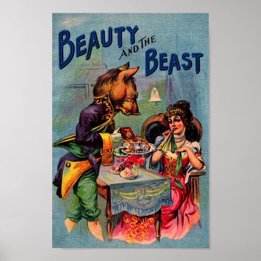 Poster La beauté et la bête (Devant)