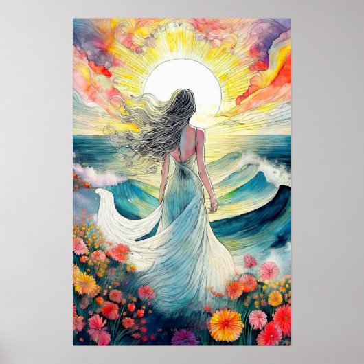 Poster La beauté et la mer (Devant)