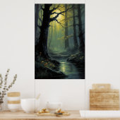 Poster La beauté intimiste d'un marais ancien (Cuisine)