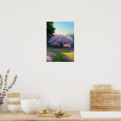 Poster La beauté solitaire de la fleur de cerisiers (Cuisine)