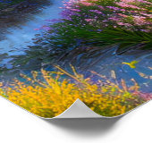 Poster La beauté vibrante d'un champ de fleurs (Coin)