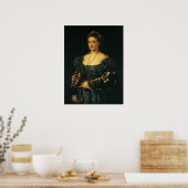 Poster La Bella, Duchesse d'Urbino par Titien (Cuisine)