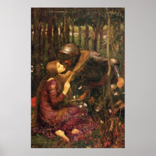 Poster La Belle Dame sans Merci, by J W Waterhouse