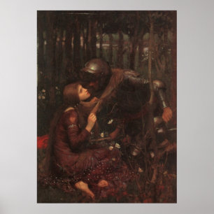 Poster La Belle Dame Sans Merci Canvas Print
