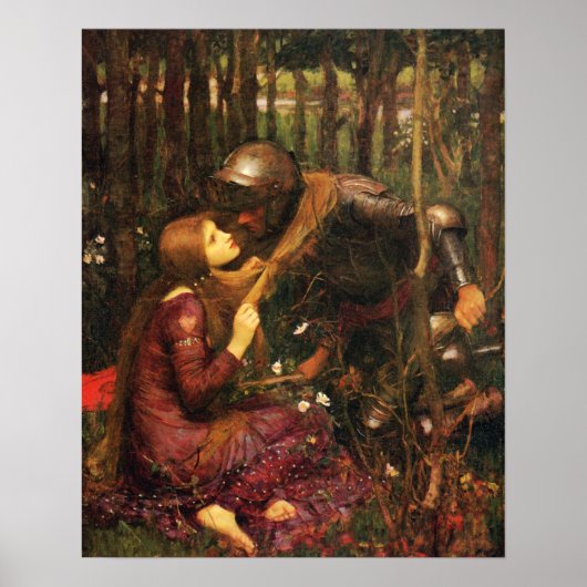 Poster La Belle Dame sans Merci - John William Waterhouse (Devant)