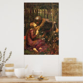 Poster La Belle Dame sans Merci, par J W Waterhouse (Cuisine)