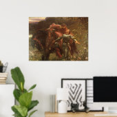 Poster La Belle Dame sans Merci par Sir Frank Dicksee (Bureau à domicile)